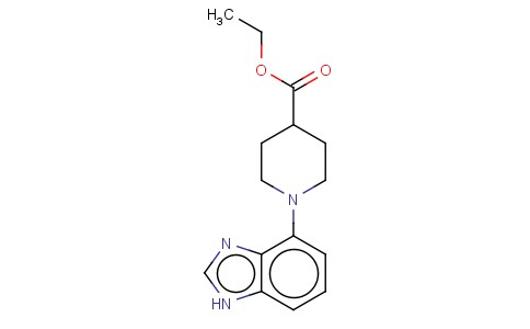 4-PIPERIDINECARBOXYLIC ACID, 1-(1H-BENZIMIDAZOL-4-YL)-, ETHYL ESTER